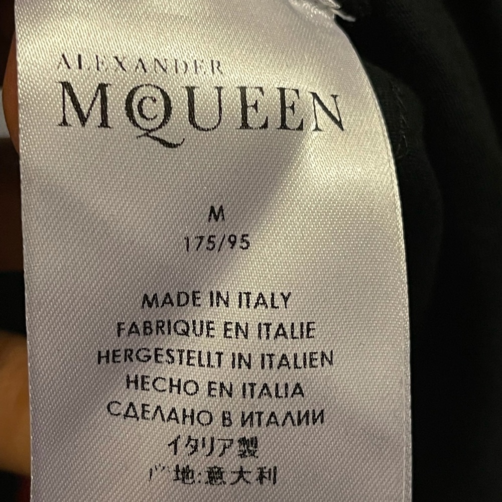 Abstract Alexander McQueen shirt